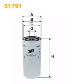 WIX FILTERS 51791 -  Фильтр масляный двигателя